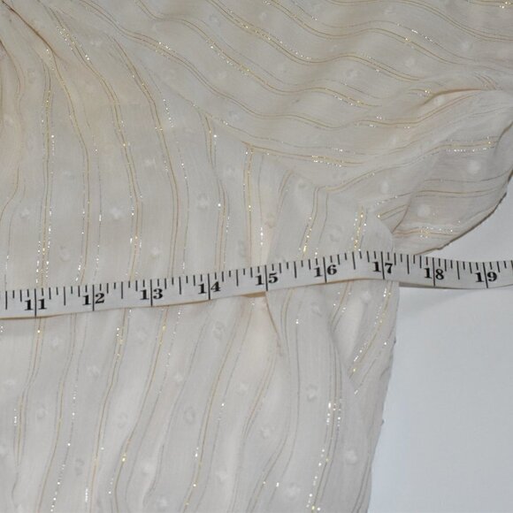 By The River Swiss Dot Boho Summer Crop Top Size L NWOT - Picture 4 of 11